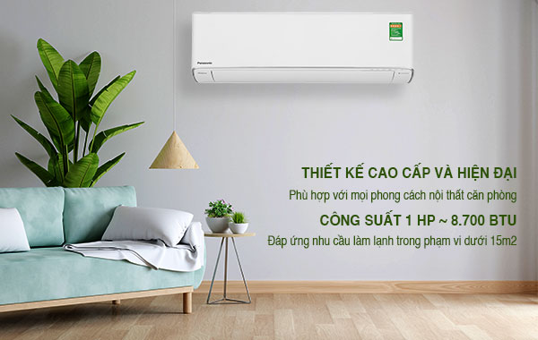 Máy lạnh Panasonic CU/CS-XU9ZKH-8 - Thiết kế cao cấp hiện đại, công suất làm lạnh 1 HP